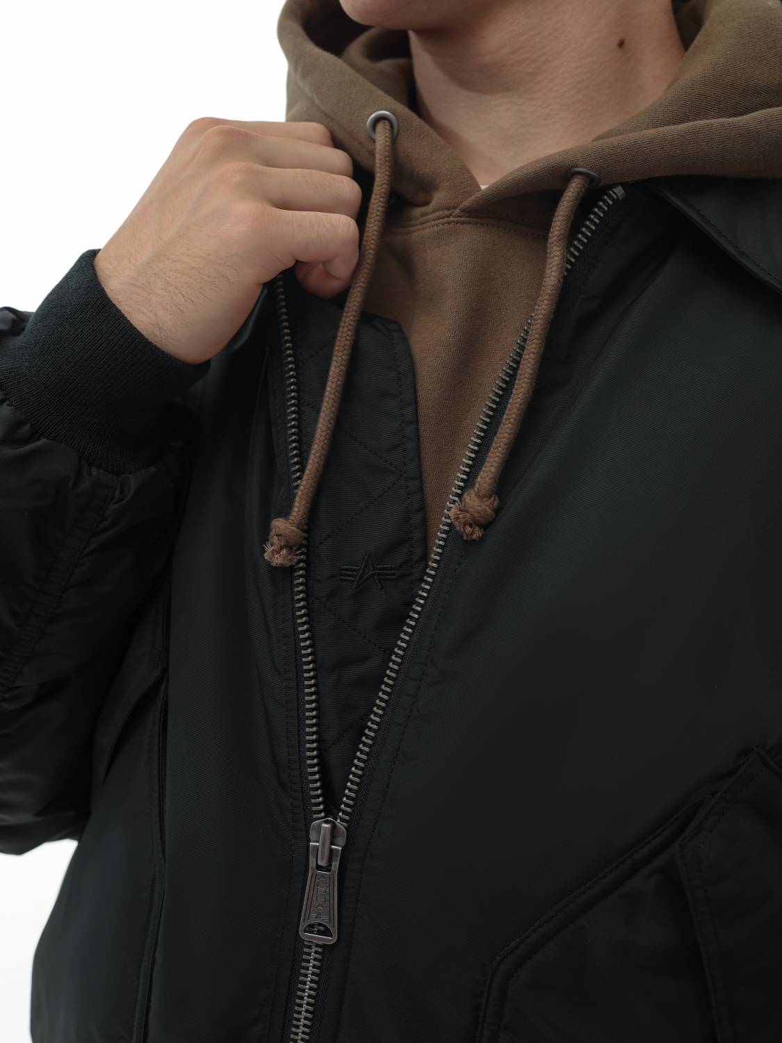Куртка / Бомбер утепленный мужской ''CWU 45/P Oxford'' (Black) Alpha Industries Куртка / Бомбер утепленный мужской ''CWU 45/P Oxford'' (Black) Alpha Industries