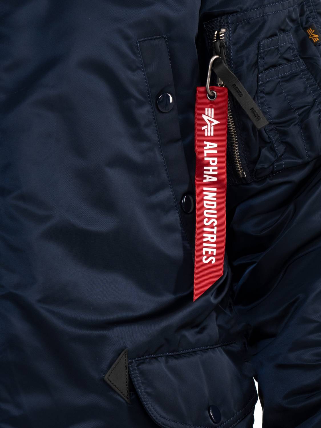 Куртка / Парка теплая мужская "Slim Fit N-3B" (Replica Blue) Alpha Industries 