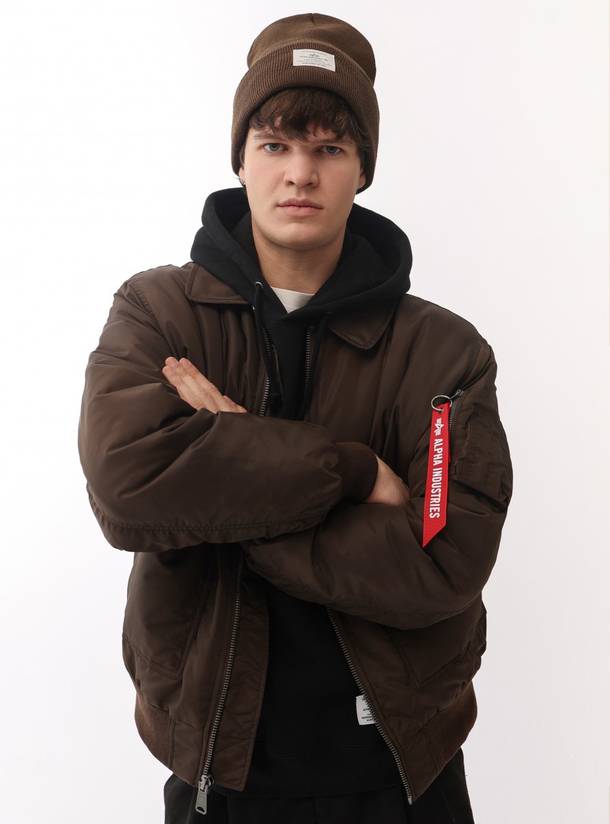 Куртка / Бомбер утепленный мужской ''CWU 45/P Oxford'' (Hickory) Alpha Industries Куртка / Бомбер утепленный мужской ''CWU 45/P Oxford'' (Hickory) Alpha Industries