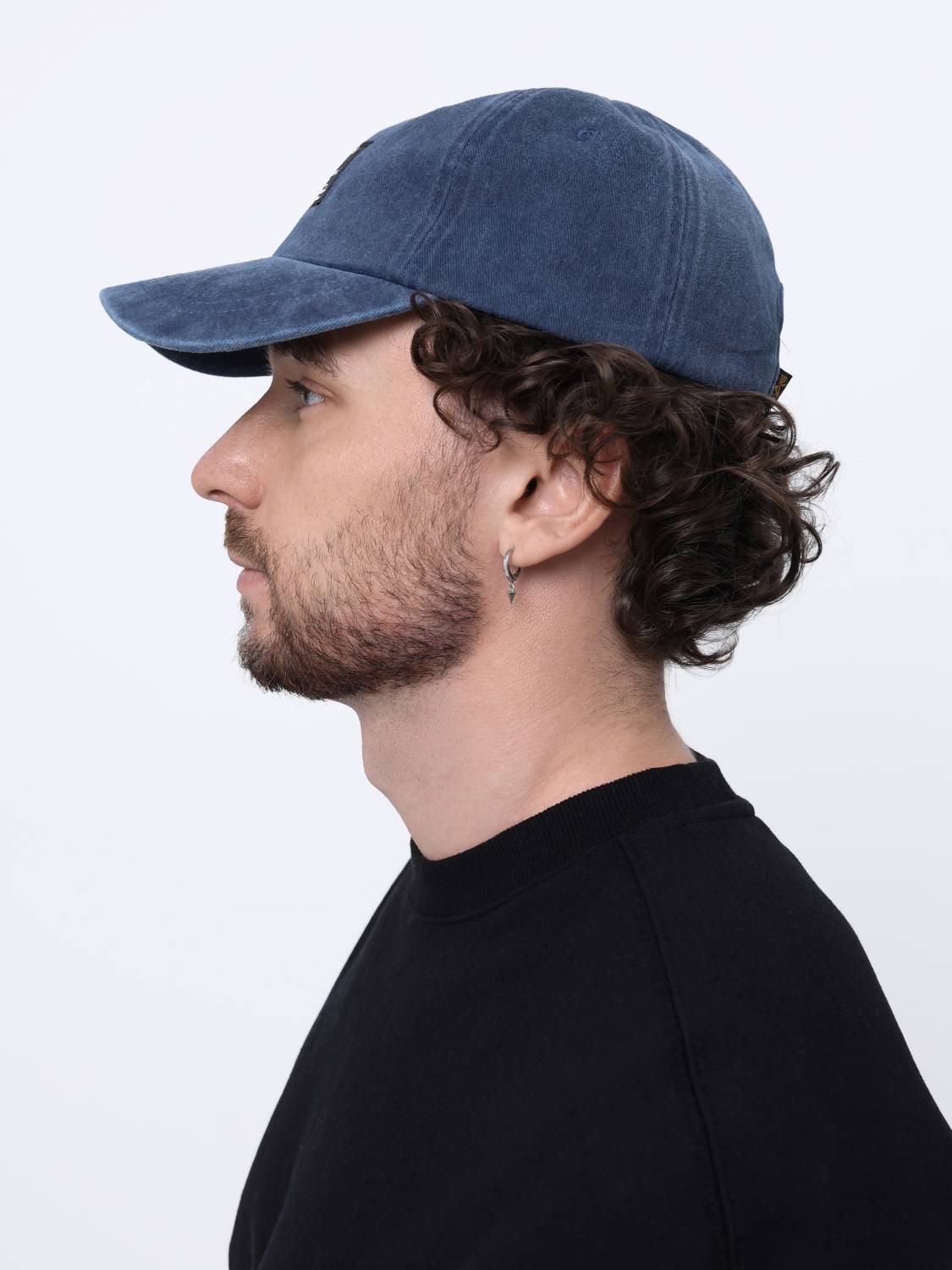Кепка / Бейсболка ''Battlewash Cap'' (Replica Blue) Alpha Industries