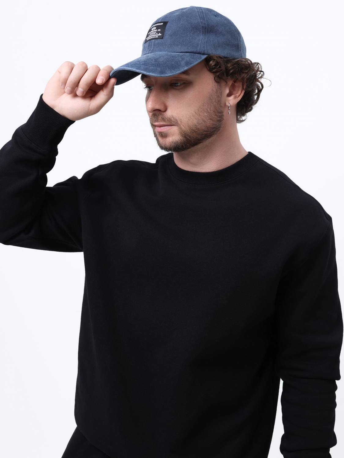 Кепка / Бейсболка ''Battlewash Cap'' (Replica Blue) Alpha Industries