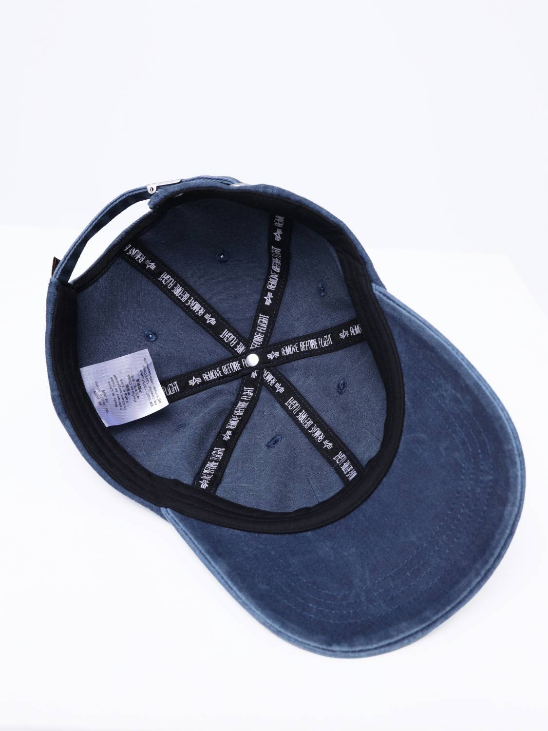 Кепка / Бейсболка ''Battlewash Cap'' (Replica Blue) Alpha Industries