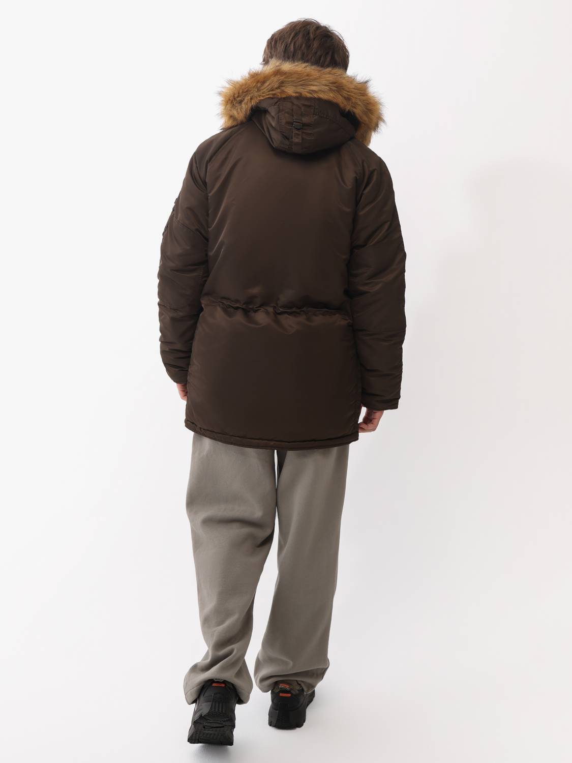 Куртка / Парка теплая мужская "N-3B Regular Fit" (Hickory) Alpha Industries Куртка / Парка теплая мужская "N-3B Regular Fit" (Hickory) Alpha Industries