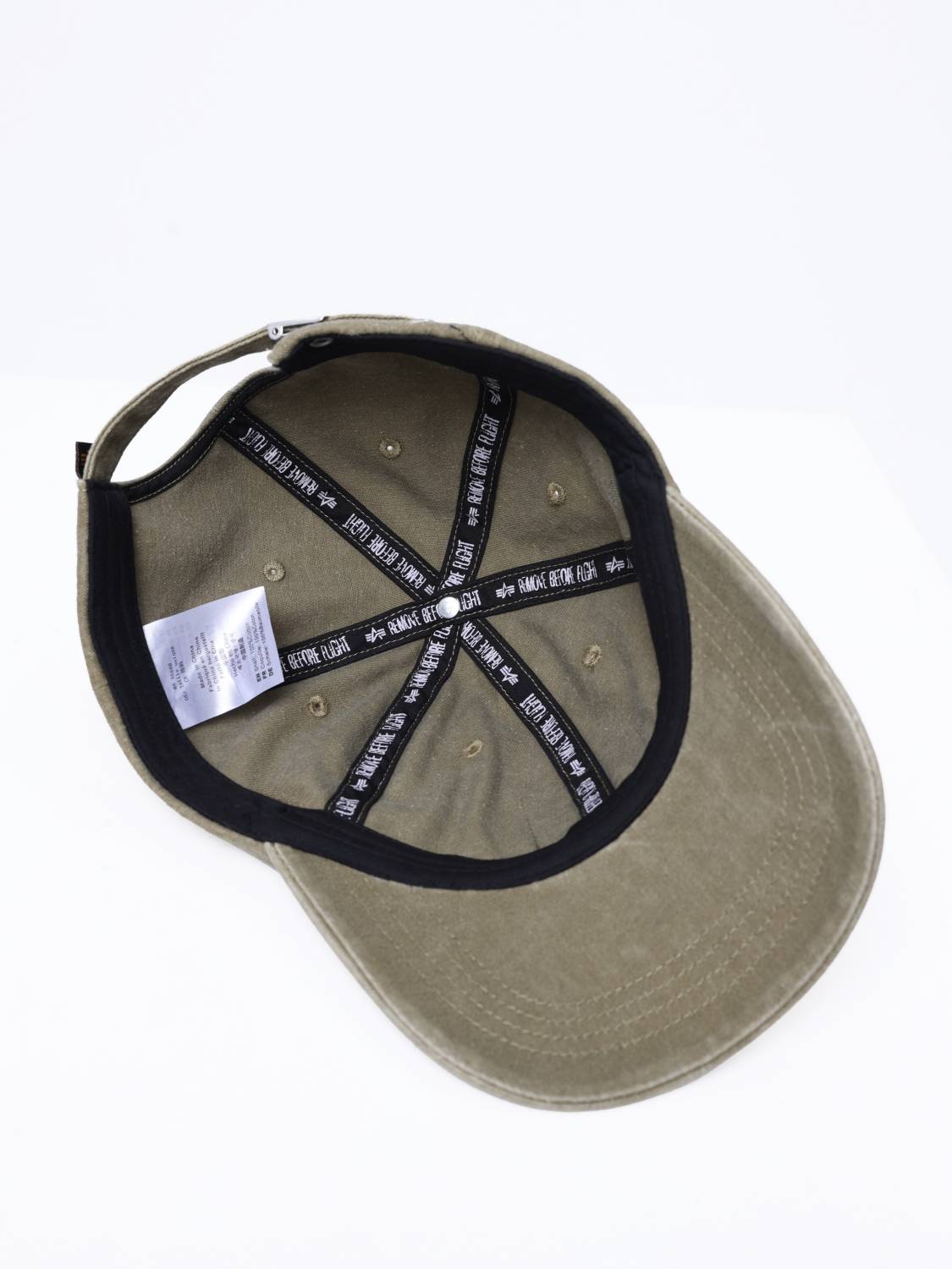 Кепка / Бейсболка ''Battlewash Cap'' (Olive) Alpha Industries