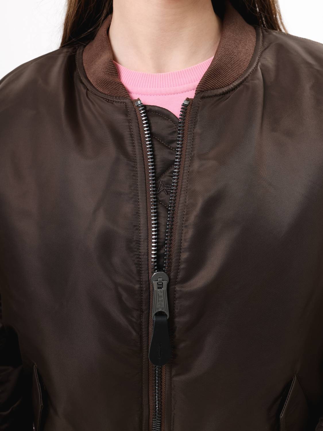 Куртка / Бомбер утепленный женский ''MA-1 W'' (Chocolate) Alpha Industries