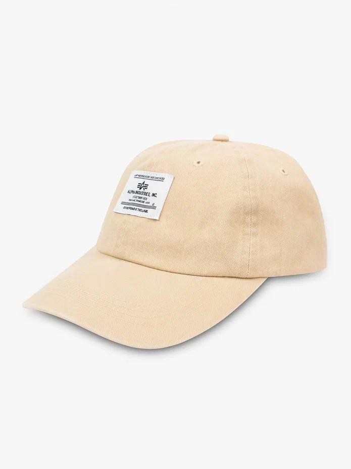 Кепка / Бейсболка ''Battlewash Cap'' (Vintage Khaki) Alpha Industries