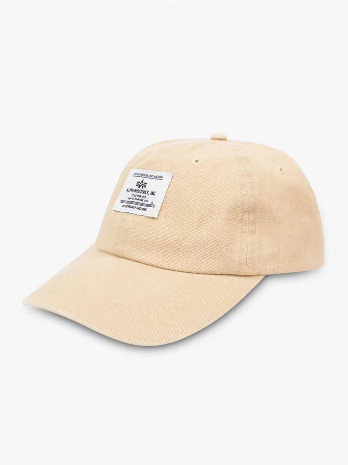 Кепка / Бейсболка ''Battlewash Cap'' (Vintage Khaki) Alpha Industries