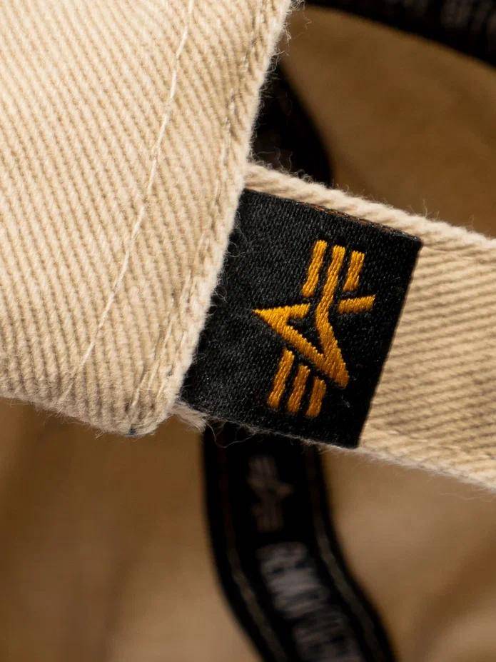 Кепка / Бейсболка ''Battlewash Cap'' (Vintage Khaki) Alpha Industries
