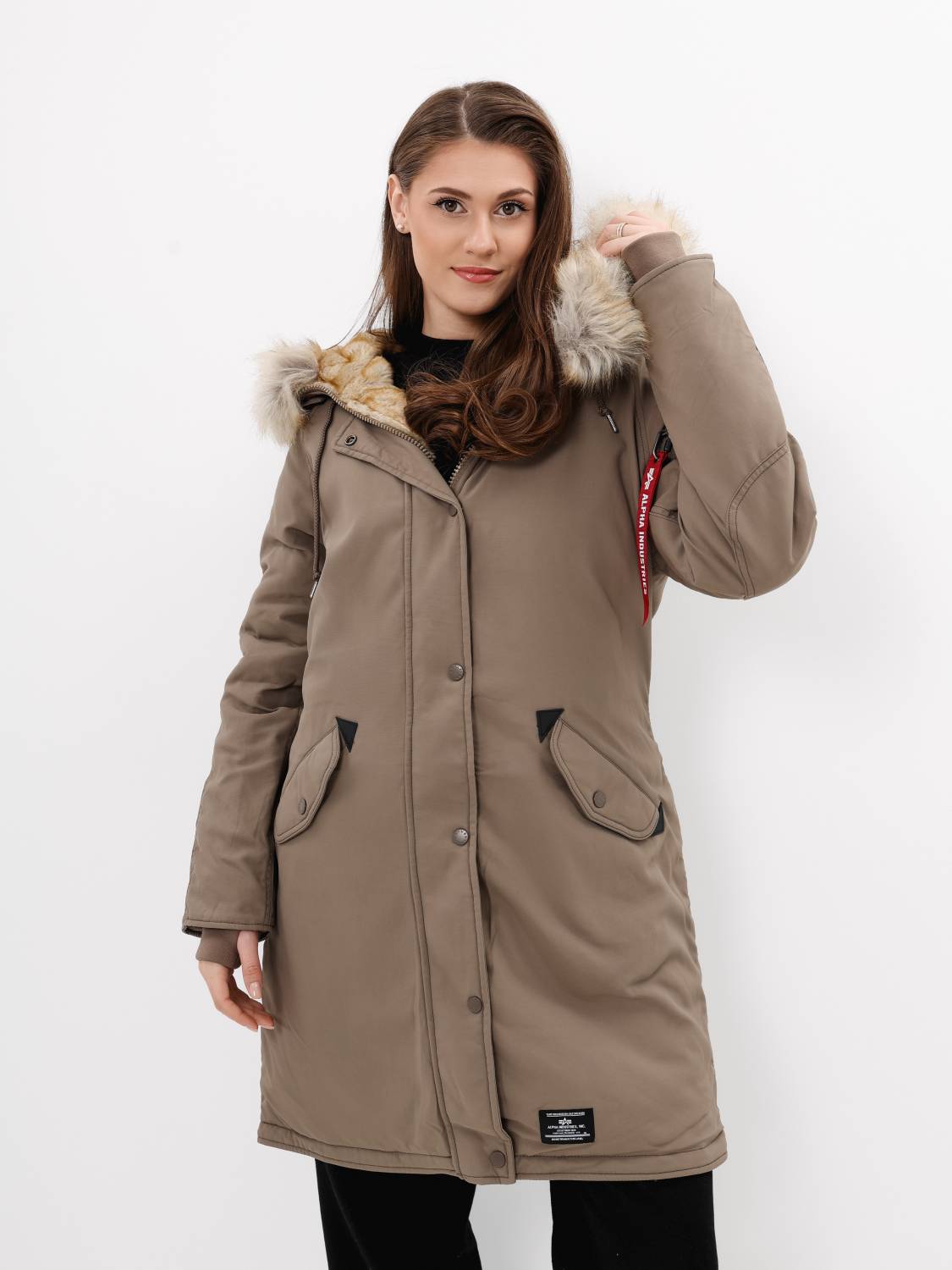 Куртка / Парка теплая женская "Elyse Gen II" (Coyote Brown) Alpha Industries