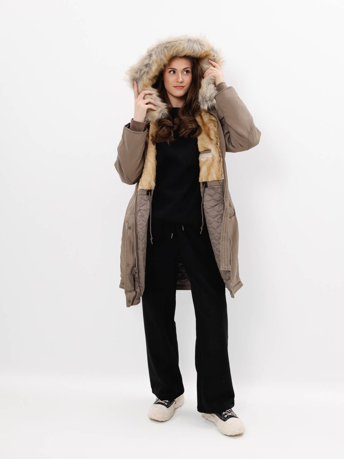 Куртка / Парка теплая женская "Elyse Gen II" (Coyote Brown) Alpha Industries
