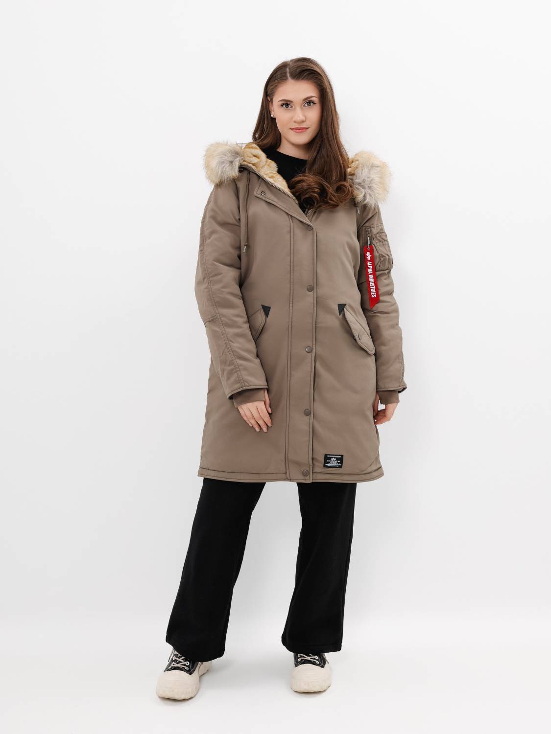 Куртка / Парка теплая женская "Elyse Gen II" (Coyote Brown) Alpha Industries