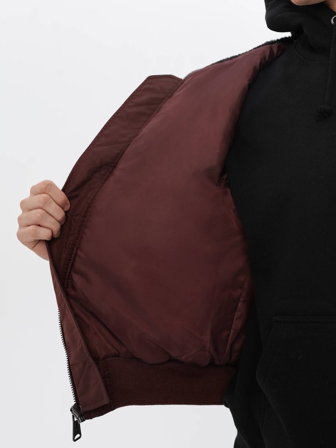Куртка / Бомбер утепленный мужской ''CWU 45/P Oxford SC'' (Cocoa) Alpha Industries