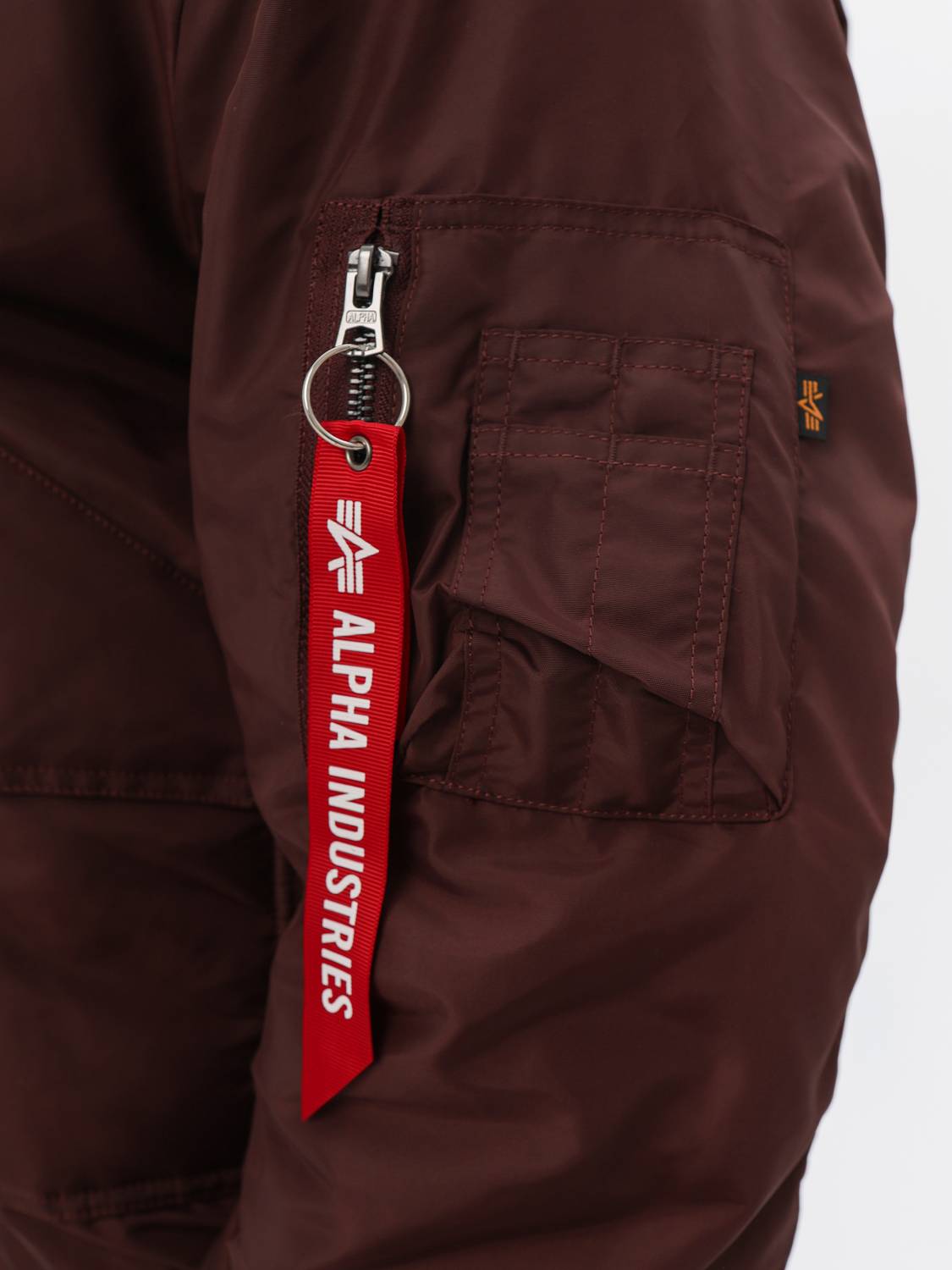 Куртка / Бомбер утепленный мужской ''CWU 45/P Oxford SC'' (Cocoa) Alpha Industries