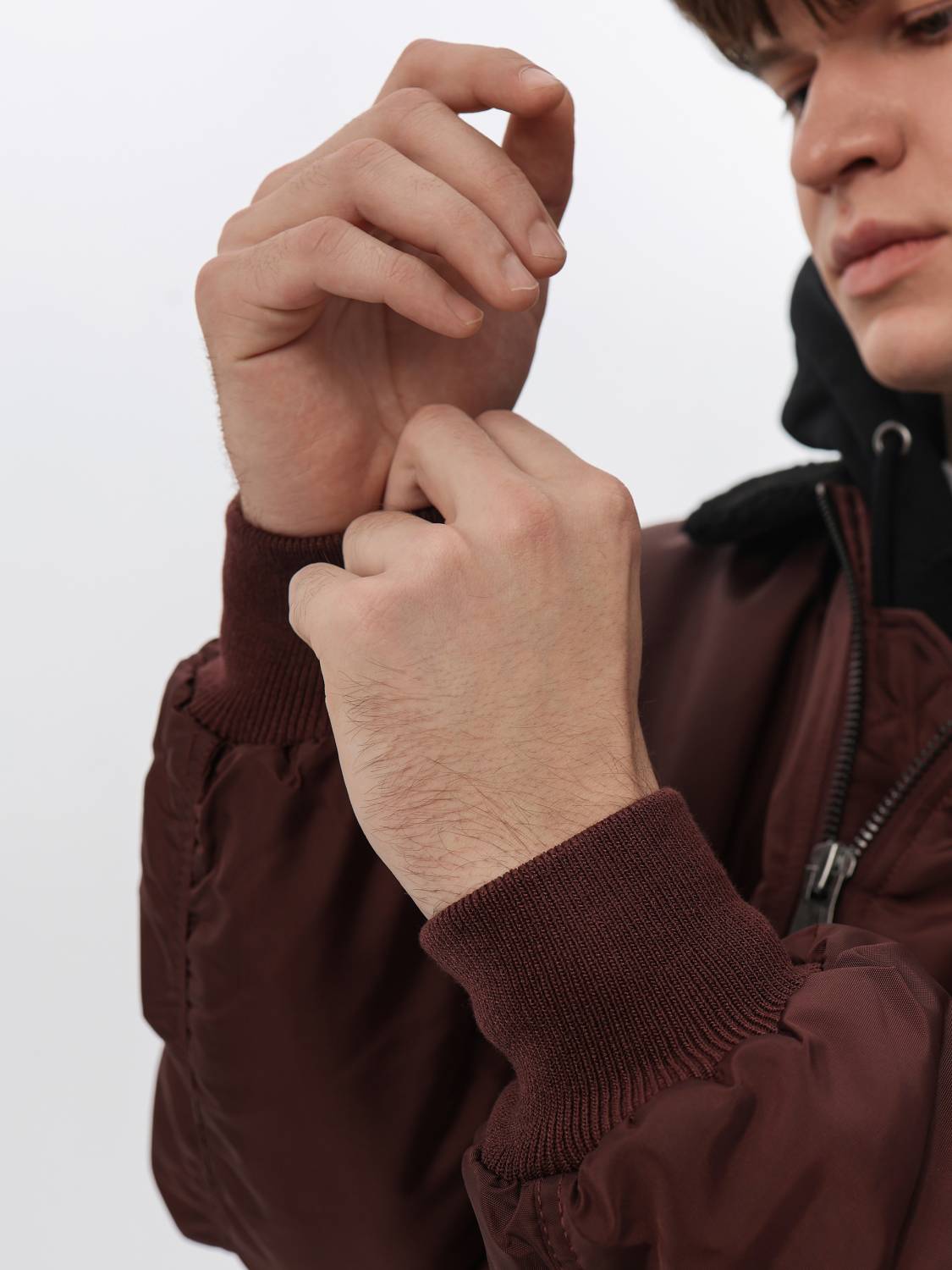 Куртка / Бомбер утепленный мужской ''CWU 45/P Oxford SC'' (Cocoa) Alpha Industries