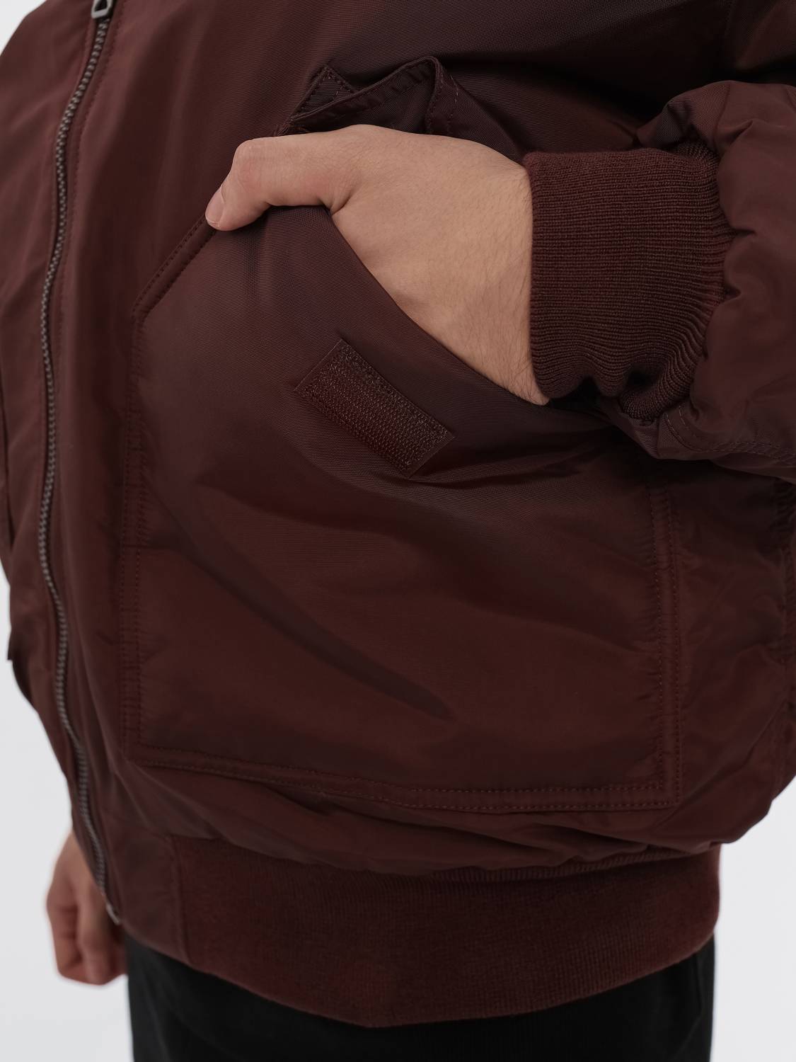 Куртка / Бомбер утепленный мужской ''CWU 45/P Oxford SC'' (Cocoa) Alpha Industries
